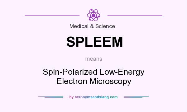 What does SPLEEM mean? It stands for Spin-Polarized Low-Energy Electron Microscopy