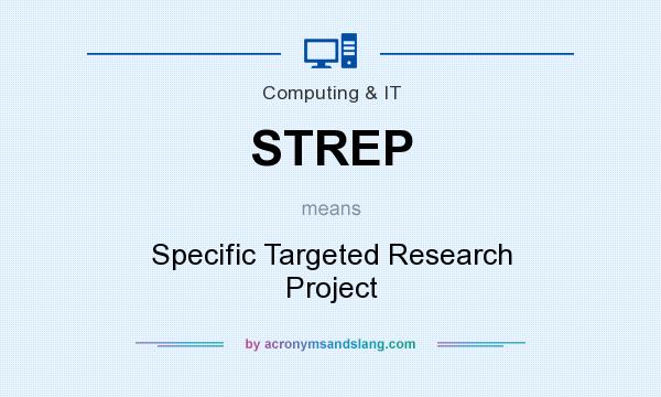 What does STREP mean? It stands for Specific Targeted Research Project