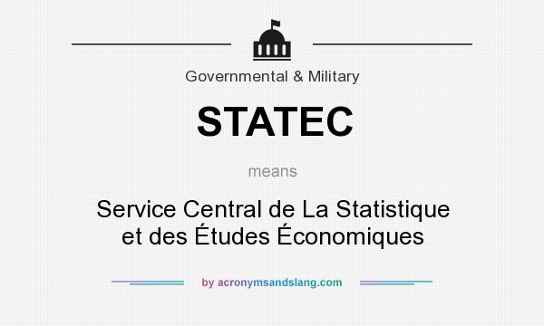 What does STATEC mean? It stands for Service Central de La Statistique et des Études Économiques