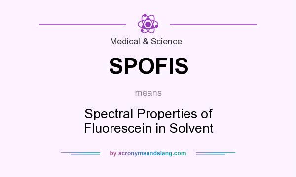What does SPOFIS mean? It stands for Spectral Properties of Fluorescein in Solvent