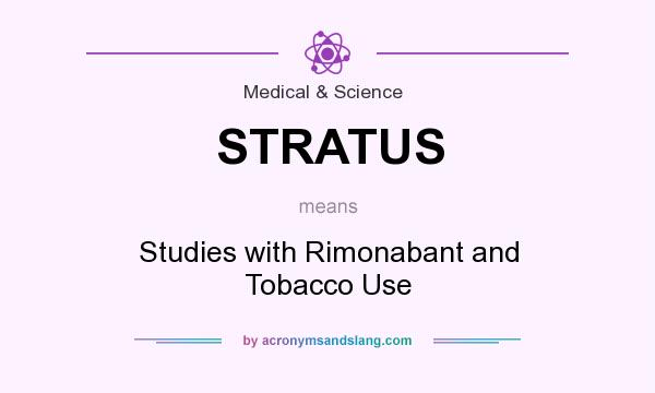 What does STRATUS mean? It stands for Studies with Rimonabant and Tobacco Use