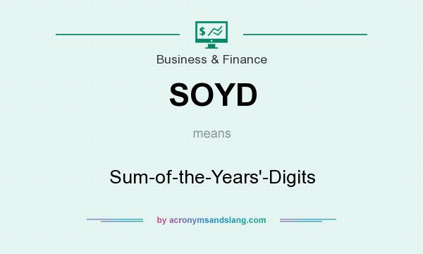 What does SOYD mean? It stands for Sum-of-the-Years`-Digits