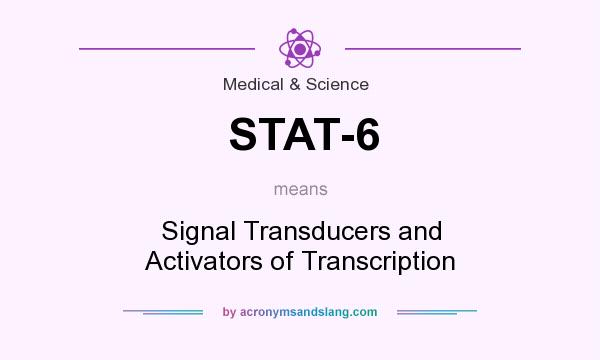 What does STAT-6 mean? It stands for Signal Transducers and Activators of Transcription