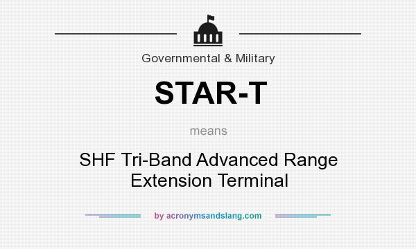 What does STAR-T mean? It stands for SHF Tri-Band Advanced Range Extension Terminal
