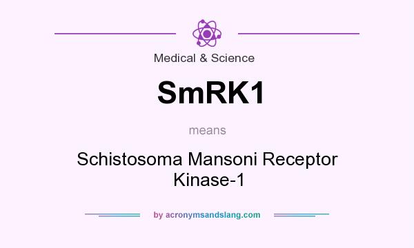 What does SmRK1 mean? It stands for Schistosoma Mansoni Receptor Kinase-1
