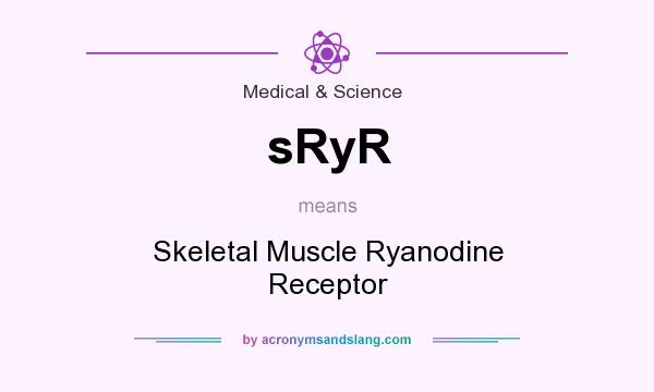 What does sRyR mean? It stands for Skeletal Muscle Ryanodine Receptor