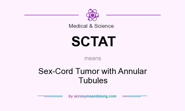 What does SCTAT mean? It stands for Sex-Cord Tumor with Annular Tubules