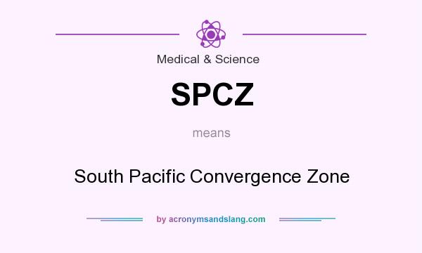 What does SPCZ mean? It stands for South Pacific Convergence Zone