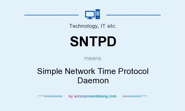 What does SNTPD mean? It stands for Simple Network Time Protocol Daemon