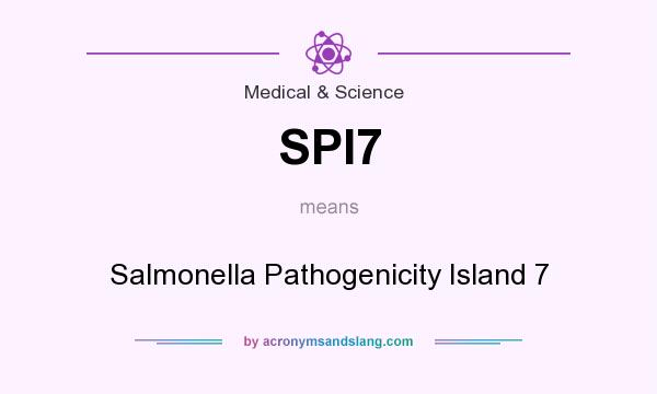 What does SPI7 mean? It stands for Salmonella Pathogenicity Island 7
