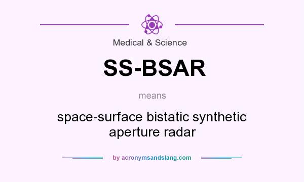 What does SS-BSAR mean? It stands for space-surface bistatic synthetic aperture radar