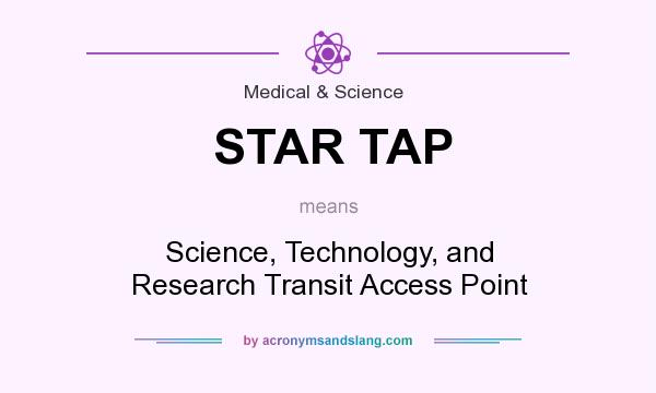 What does STAR TAP mean? It stands for Science, Technology, and Research Transit Access Point