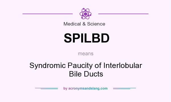 What does SPILBD mean? It stands for Syndromic Paucity of Interlobular Bile Ducts