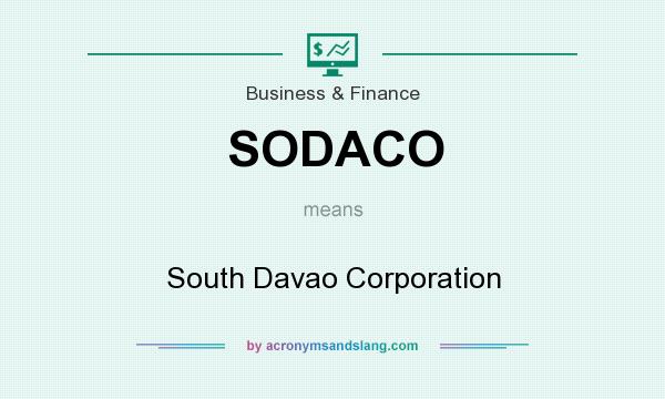 What does SODACO mean? It stands for South Davao Corporation