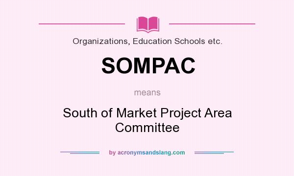 What does SOMPAC mean? It stands for South of Market Project Area Committee