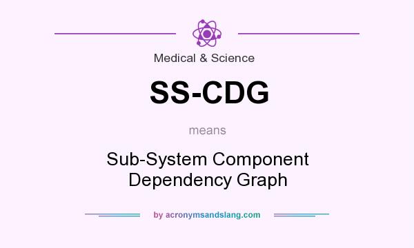 What does SS-CDG mean? It stands for Sub-System Component Dependency Graph
