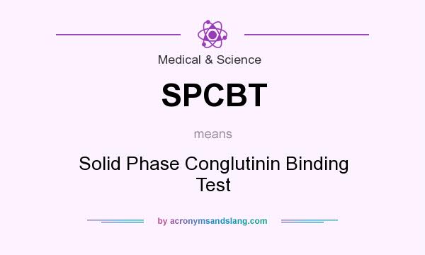 What does SPCBT mean? It stands for Solid Phase Conglutinin Binding Test