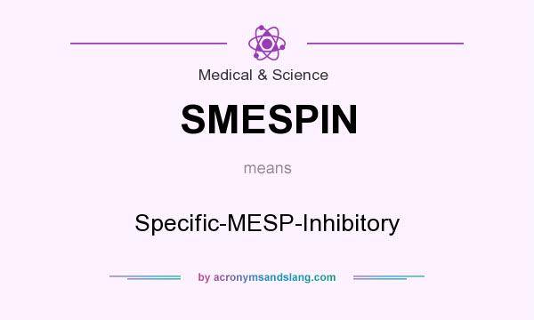 What does SMESPIN mean? It stands for Specific-MESP-Inhibitory