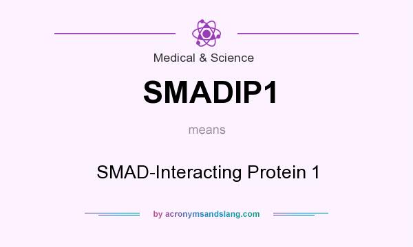 What does SMADIP1 mean? It stands for SMAD-Interacting Protein 1
