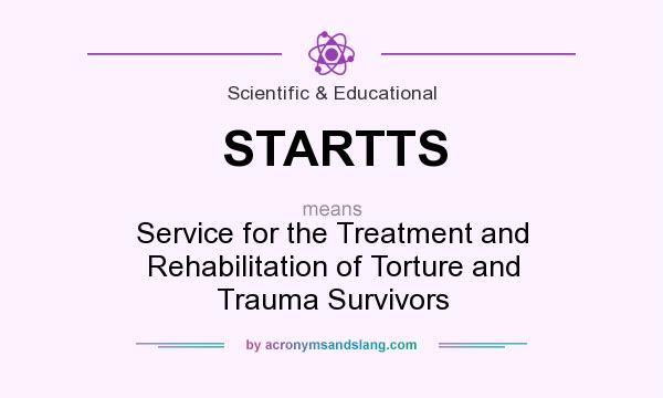 What does STARTTS mean? It stands for Service for the Treatment and Rehabilitation of Torture and Trauma Survivors