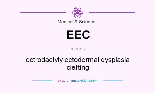 What does EEC mean? It stands for ectrodactyly ectodermal dysplasia clefting