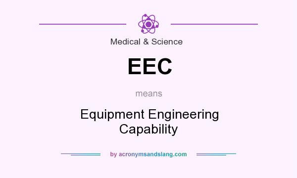 What does EEC mean? It stands for Equipment Engineering Capability