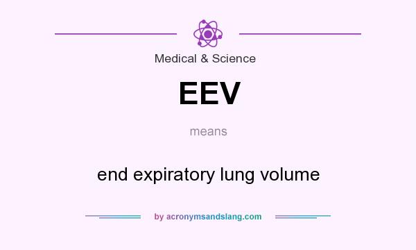 What does EEV mean? It stands for end expiratory lung volume