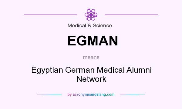 What does EGMAN mean? It stands for Egyptian German Medical Alumni Network