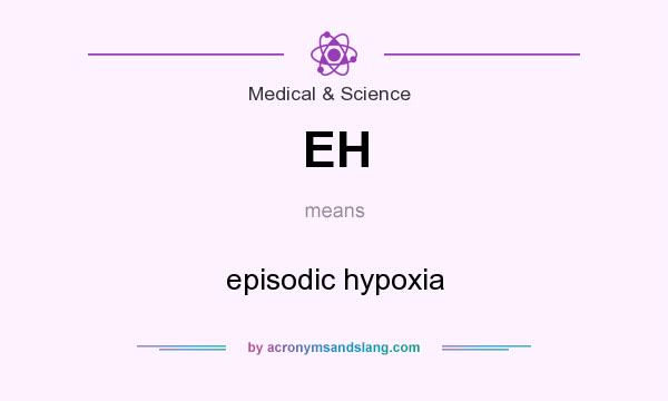 What does EH mean? It stands for episodic hypoxia