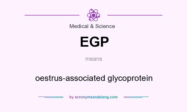 What does EGP mean? It stands for oestrus-associated glycoprotein