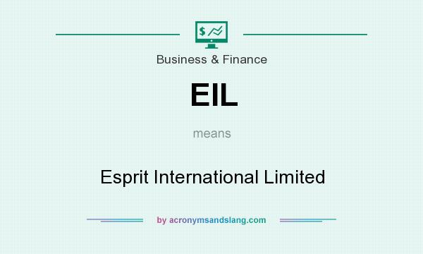 What does EIL mean? It stands for Esprit International Limited