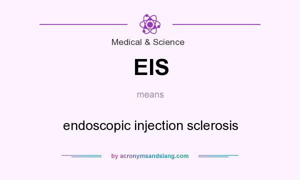 What does EIS mean? It stands for endoscopic injection sclerosis