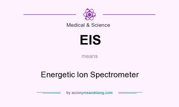 What does EIS mean? It stands for Energetic Ion Spectrometer