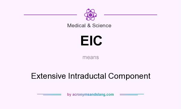 What does EIC mean? It stands for Extensive Intraductal Component