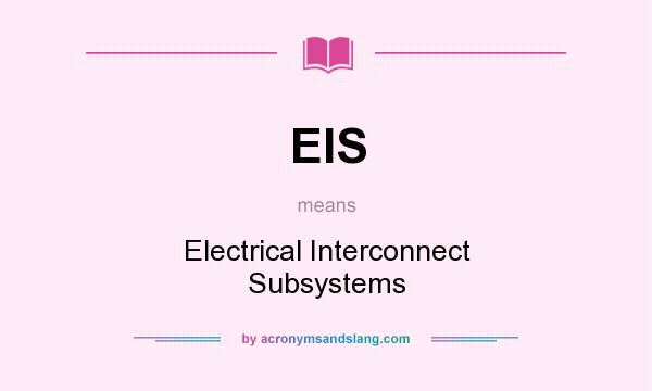 Eis meaning