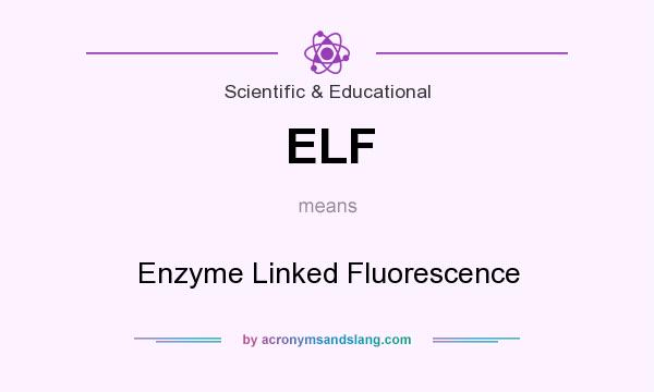 What does ELF mean? It stands for Enzyme Linked Fluorescence