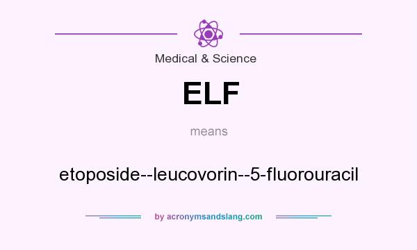 What does ELF mean? It stands for etoposide--leucovorin--5-fluorouracil