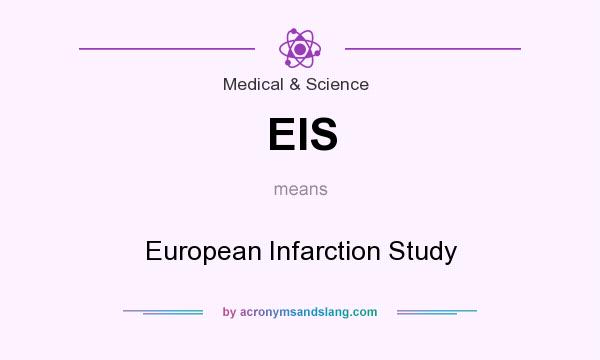 What does EIS mean? It stands for European Infarction Study