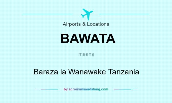 What does BAWATA mean? It stands for Baraza la Wanawake Tanzania