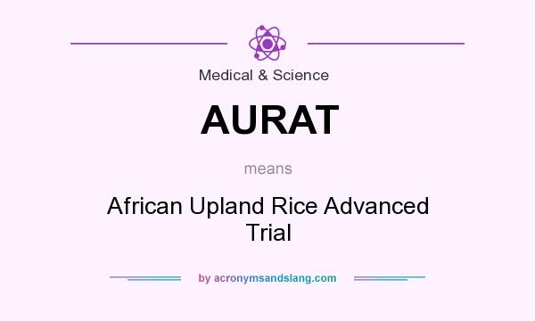 What does AURAT mean? It stands for African Upland Rice Advanced Trial