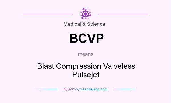 What does BCVP mean? It stands for Blast Compression Valveless Pulsejet
