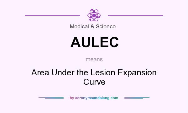 What does AULEC mean? It stands for Area Under the Lesion Expansion Curve