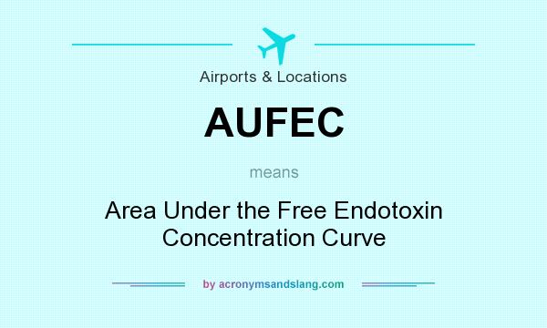 What does AUFEC mean? It stands for Area Under the Free Endotoxin Concentration Curve