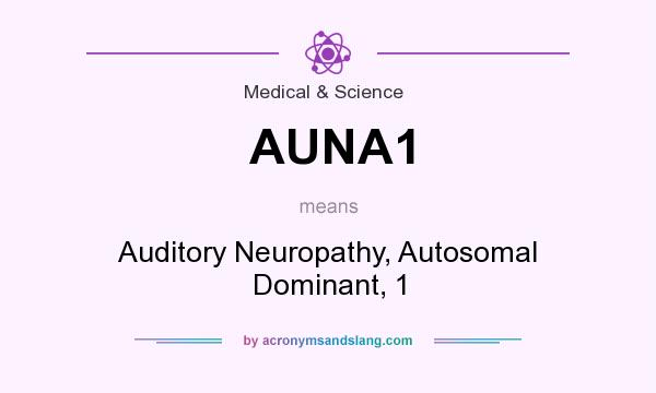 What does AUNA1 mean? It stands for Auditory Neuropathy, Autosomal Dominant, 1