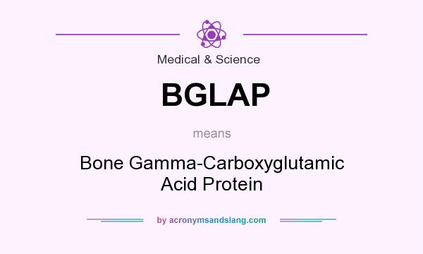 What does BGLAP mean? It stands for Bone Gamma-Carboxyglutamic Acid Protein