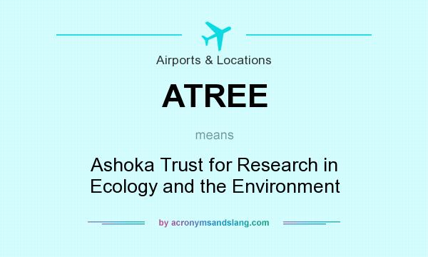 What does ATREE mean? It stands for Ashoka Trust for Research in Ecology and the Environment