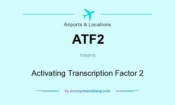 What does ATF2 mean? It stands for Activating Transcription Factor 2