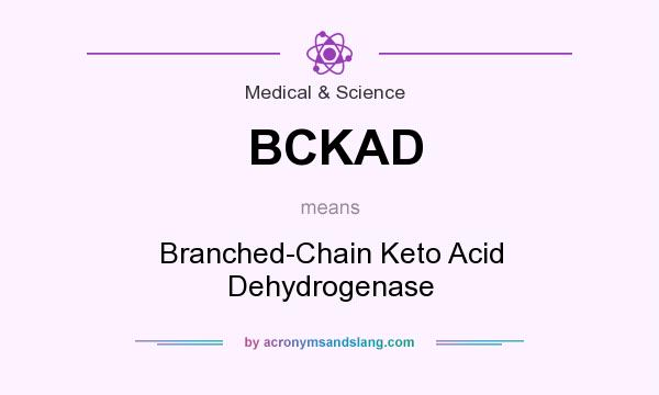 What does BCKAD mean? It stands for Branched-Chain Keto Acid Dehydrogenase