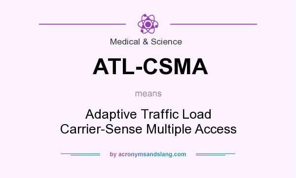 What does ATL-CSMA mean? It stands for Adaptive Traffic Load Carrier-Sense Multiple Access