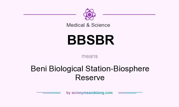 What does BBSBR mean? It stands for Beni Biological Station-Biosphere Reserve